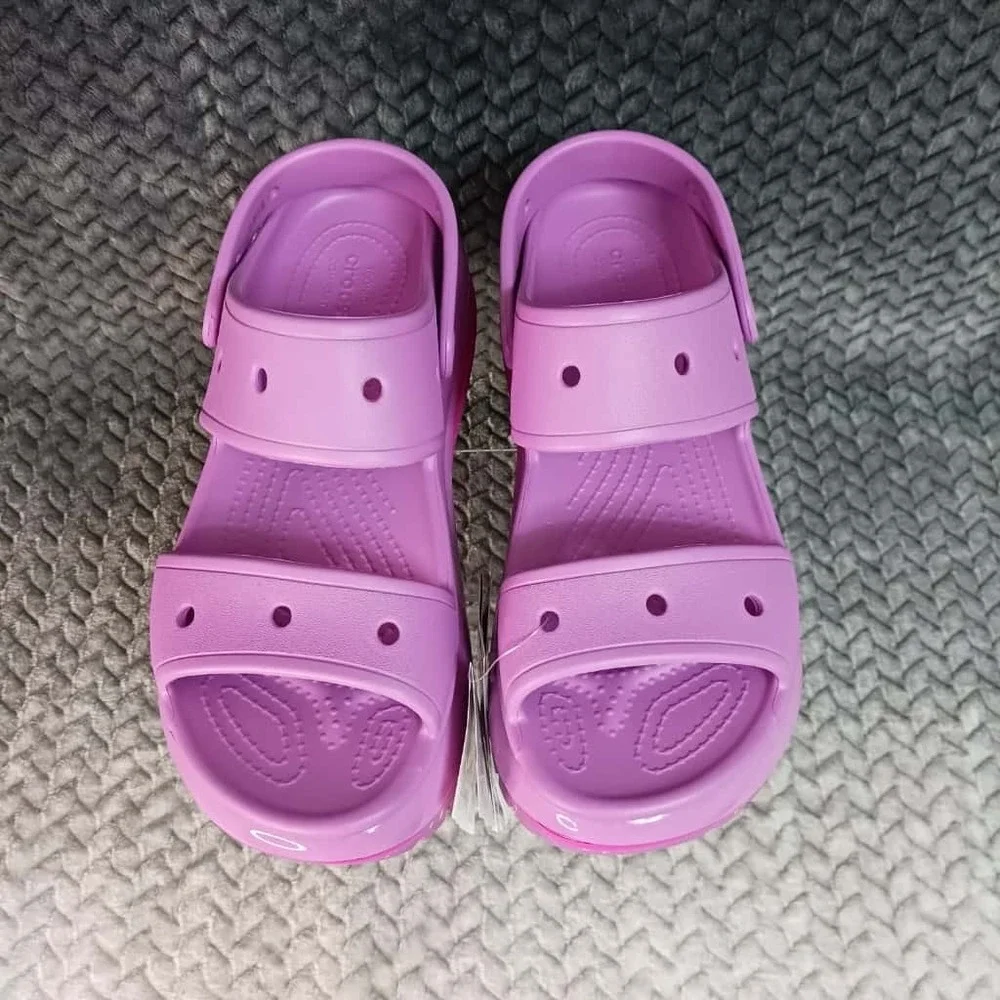 Crocs Classic‎ Mega Crush Sandal Juice High Womens Size W 9 - M 7 Comfort